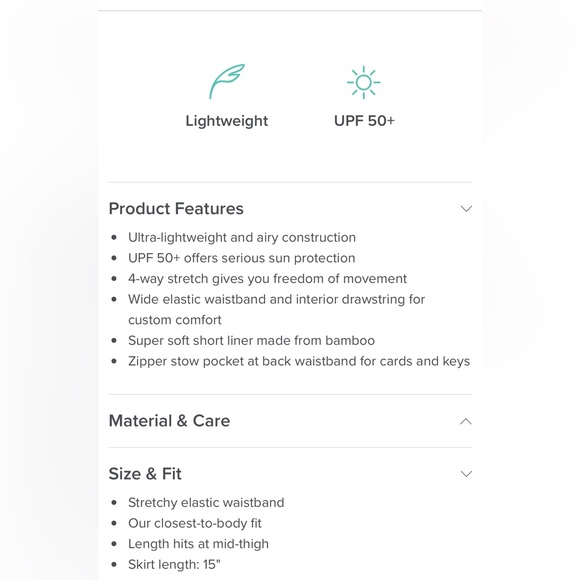 Free Fly Women's Bamboo-Lined Breeze Skort - Large - Picture 4 of 10